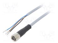 Connection lead; M8; PIN: 3; straight; 2.5m; plug; 60VAC; 3A; NEBU FESTO