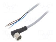 Cable: for sensors/automation; M8; PIN: 3; angled; 10m; plug; 60VDC FESTO