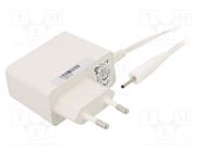 Power supply: switching; mains,plug-in; 5VDC; 2A; 10W; Plug: EU POS