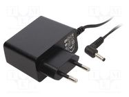 Power supply: switching; mains,plug-in; 5VDC; 2A; 10W; Plug: EU POS