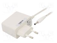 Power supply: switching; mains,plug; 5VDC; 2A; 10W; Plug: EU; 78.7% POS