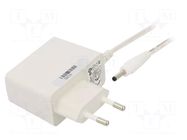 Power supply: switching; mains,plug-in; 5VDC; 2A; 10W; Out: 3,5/1,3 POS