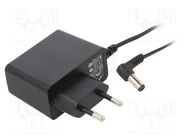 Power supply: switching; mains,plug; 9VDC; 1A; 9W; Plug: EU; 81.34% POS