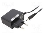 Power supply: switching; mains,plug-in; 12VDC; 0.5A; 6W; Plug: EU POS