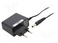 Power supply: switching; mains,plug; 12VDC; 0.5A; 6W; Plug: EU; POSC POS