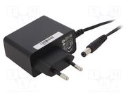 Power supply: switching; mains,plug-in; 12VDC; 1.25A; 15W; Plug: EU POS