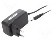 Power supply: switching; mains,plug-in; 12VDC; 2A; 24W; 86.2%; POSC POS