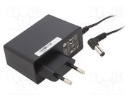 Power supply: switching; mains,plug; 12VDC; 2A; 24W; Plug: EU; 86.2% POS