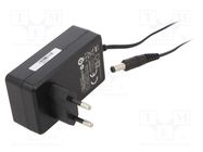 Power supply: switching; mains,plug-in; 12VDC; 3A; 36W; Plug: EU POS