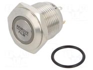 Switch: vandal resistant; Pos: 2; SPST-NO; 2A/48VDC; IP65; OFF-(ON) E-SWITCH