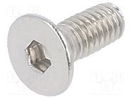 Screw; M4x10; 0.7; Head: countersunk; hex key; HEX 2,5mm; DIN 7991 KRAFTBERG