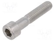 Screw; M10x50; 1.5; Head: cheese head; hex key; HEX 8mm; DIN 912 KRAFTBERG