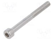 Screw; M5x50; 0.8; Head: cheese head; hex key; HEX 4mm; DIN 912 KRAFTBERG