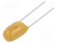 Capacitor: tantalum; 22uF; 35VDC; THT; ±20%; -55÷125°C; T350; 5.08mm KEMET