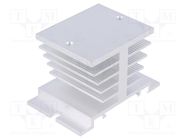 Heatsink: extruded; L: 50mm; W: 80mm; H: 51mm; 3.5K/W; aluminium; raw CARLO GAVAZZI