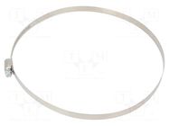 Cable tie; Ø: 170÷190mm; W: 9mm; Material: chrome steel AISI 430 PNEUMAT