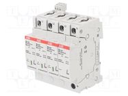 Surge arrester; Type 2; Poles: 3+N; In 8/20us: 40kA; -40÷80°C; IP20 ABB