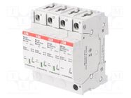 Surge arrester; Type 2; Poles: 3+N; In 8/20us: 40kA; -40÷80°C; IP20 ABB