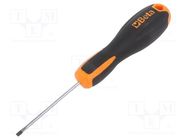 Screwdriver; slot; 2,5x0,4mm; EVOX; Blade length: 60mm BETA