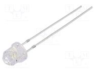 LED; 4.85mm; white cold; 1560÷2180mcd; Front: Diamond; 8500-18000K OPTOSUPPLY