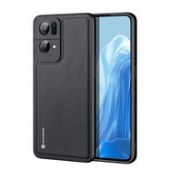 Dux Ducis Fino case cover covered with nylon material Oppo Reno7 Pro 5G black, Dux Ducis