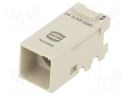 Connector: HDC; module; male; Han-Modular® Domino; PIN: 1 HARTING