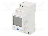 Programmable time switch; Range: 1min÷7days; DPDT; 110÷230VAC FINDER