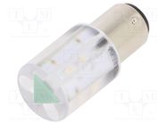 LED lamp; green; BA15D,T20; 24VDC; 24VAC; -20÷60°C; Mat: plastic CML INNOVATIVE TECHNOLOGIES