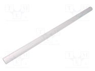 Rod; Ø: 25mm; L: 500mm; natural; extruded; Length tolerance: 0; +1mm MITSUBISHI CHEMICAL ADV. MATERIALS