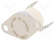 Sensor: thermostat; NC; Topen: 150°C; Tclos: 135°C; 10A; 240VAC; ±7°C HONEYWELL