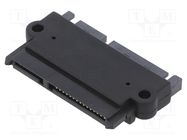 Adapter; SATA 22pin male,SATA 22pin female AKYGA