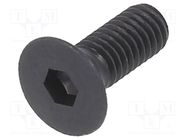 Screw; M3x8; 0.5; Head: countersunk; hex key; HEX 2mm; steel BOSSARD