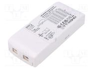 Power supply: switching; LED; 25W; 20÷60VDC; 260÷700mA; 198÷264VAC BRIDGELUX