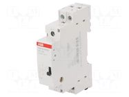 Relay: installation; bistable,impulse; NO x2; 18x68x85mm; E290 ABB