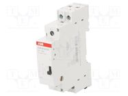 Relay: installation; bistable,impulse; NO x2; 18x68x85mm; E290 ABB