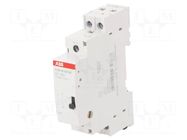 Relay: installation; bistable,impulse; NO x2; 18x68x85mm; E290 ABB