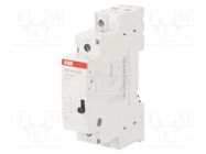 Relay: installation; monostable; NO; Ucoil: 230VAC; 18x68x85mm ABB