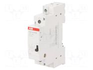 Relay: installation; monostable; NO; Ucoil: 230VAC; 18x68x85mm ABB