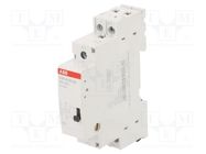 Relay: installation; monostable; NO x2; Ucoil: 230VAC; 18x68x85mm ABB