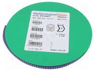 Markers; Marking: 7; 2÷5mm; PVC; violet; -65÷105°C; leaded; HGDC2-5 HELLERMANNTYTON