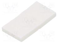 Holder; self-adhesive; polyamide; UL94V-2; natural; Ht: 4.1mm HELLERMANNTYTON