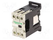 Contactor: 2-pole; NC + NO; 24VDC; 10A; TeSys D; screw terminals SCHNEIDER ELECTRIC