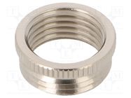 Thread adapter; Int.thread: M16; Ext.thread: PG11; brass; nickel LAPP