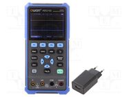 Handheld oscilloscope; 100MHz; 8bit; LCD 3,5"; Ch: 2; 500Msps OWON