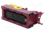 Connector: automotive; plug; female; LEAVYSEAL; for cable; claret TE Connectivity