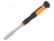 Screwdriver; 6-angles socket; precision; 60mm; Socket: HEX 5,5mm BETA