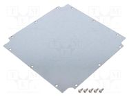 Mounting plate; steel 