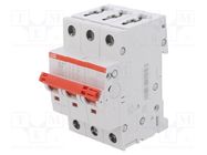 Switch-disconnector; Poles: 3; for DIN rail mounting; 25A; 400VAC 