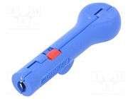 Stripping tool; Øcable: 8÷13mm; Wire: round; Tool length: 120mm 