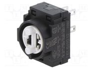 Contact block; 61; -25÷55°C; Leads: connectors; Contacts: NO; 5A EAO